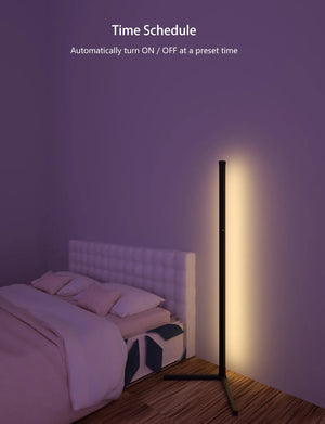 Smart Color Floor Lamp with Music Sync 16 Million Color Changing Stand With Remote Control