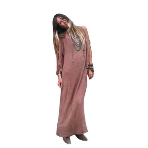 Women's Summer Sleeve Hollow Out Sexy Long Dress SIZE S-XL Long Dress Stacyleefashion