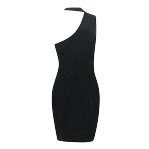 Womens Sexy Glitter Open Back Bandage Bodycon Dress SIZE S-XL Dresses Stacyleefashion