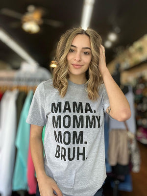 Mama Bruh Tee Shirt SIZE S-XL Shirts & Tops Stacyleefashion
