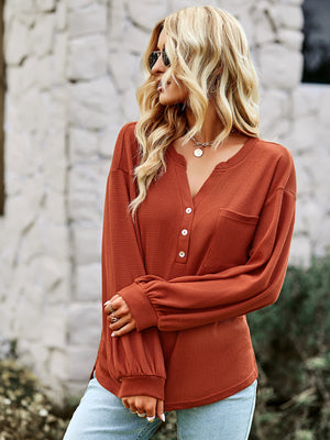 Womens Knitting Solid Color Loose Top SIZE S-XL