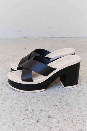 Womens Crisscross Platform Sandals SIZE 6-11