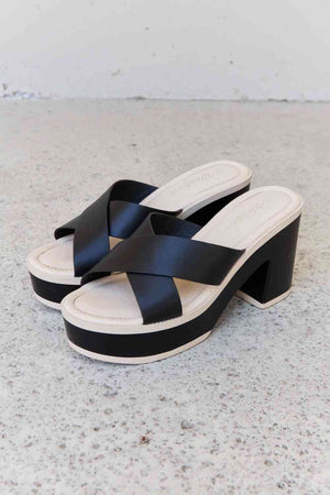 Womens Crisscross Platform Sandals SIZE 6-11