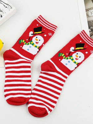 Womens Christmas Snowflake Socks