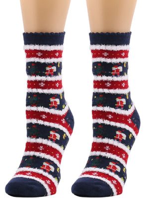 Womens Flower Socks Christmas Socks