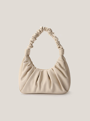 Womens Cloud Pleat Baguette Handbag
