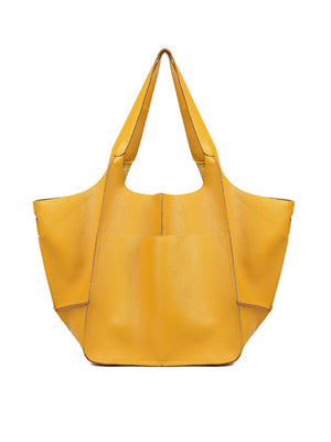 New Simple Large PU Soft One Shoulder Tote Bag