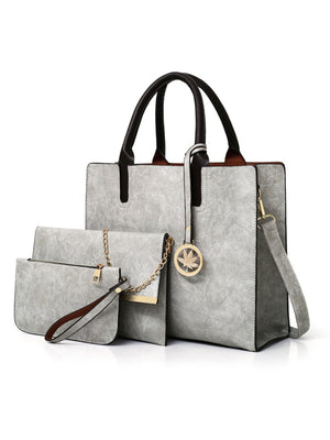 New PU Large Multi Piece Handbag Set