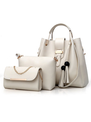 New Fashion One Shoulder Bucket 3 Piece Set Handbags