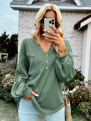 Womens Knitting Solid Color Loose Top SIZE S-XL