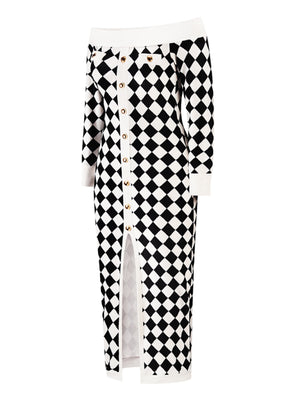 Womens Shoulderless Timeless Maxi Knit Dress SIZE S-XL