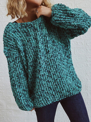 Womens Classic V Neck Drop Shoulder Sweater SIZE S-XL