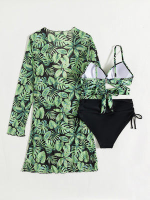 Womens Tropical Print 3 Piece Set SIZE S-L