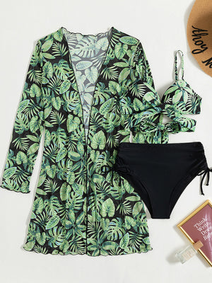 Womens Tropical Print 3 Piece Set SIZE S-L