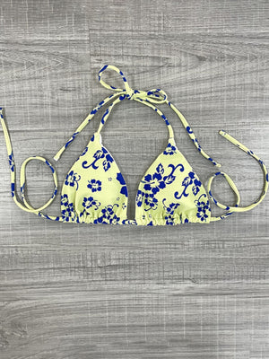 Womens Floral Print Triangle Two Piece Bikini SIZE S-L