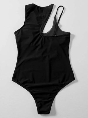 Womens Hollow One Shoulder Sexy Swimsuit SIZE S-XL