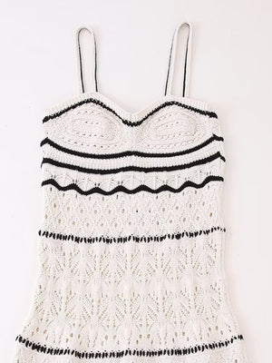 Womens Knitted Hollow Dress SIZE S-XL