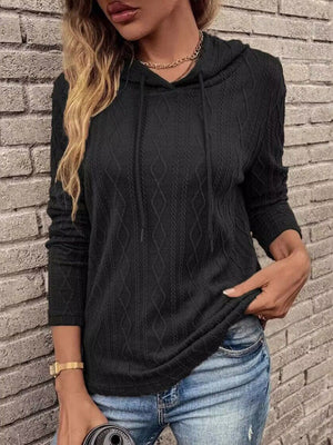 Womens Long Sleeve Hooded Sweater SIZE S-2XL