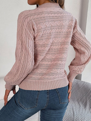 Womens Hollow Out Long Sleeve Sweater SIZE S-XL