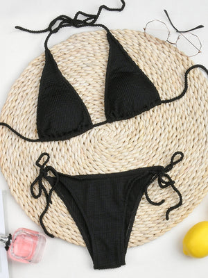 Womens New Solid Color Brazilian Bottom Three Point Swimsuit SIZE S-XL