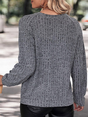 Womens Long Sleeve Knitted Top SIZE S-XL