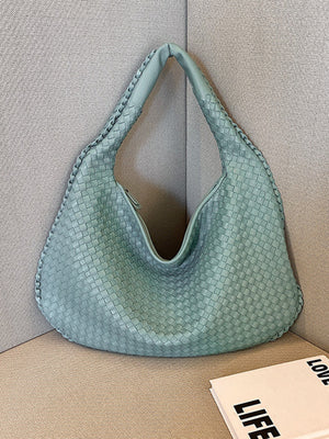 French High End Woven Texture Handbag