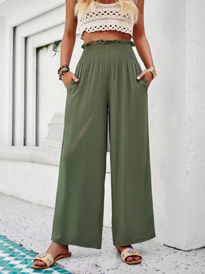 Womens New Casual Solid Color Loose Pants SIZE S-XL