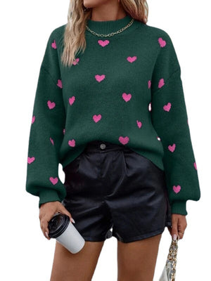 Womens New Valentines Day Loose Sweater SIZE S-XL