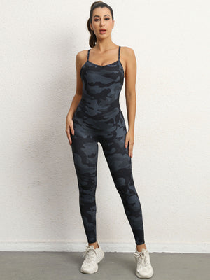 Womens Sexy Backless Yoga Fitness Jumpsuit SIZE S-L
