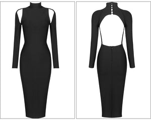 Womens Backless Bodycon Dress SIZE XS-L Dresses Stacyleefashion