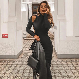 Womens Backless Bodycon Dress SIZE XS-L Dresses Stacyleefashion