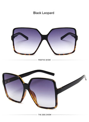 Women's Square Oversized Glasses Sunglasses Stacyleefashion
