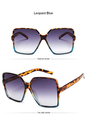 Women's Square Oversized Glasses Sunglasses Stacyleefashion