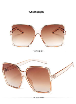 Women's Square Oversized Glasses Sunglasses Stacyleefashion