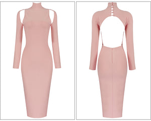 Womens Backless Bodycon Dress SIZE XS-L Dresses Stacyleefashion