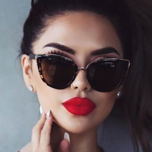 Women's Cat Eye Retro Driving Round Metal Frame Sunglasses Sunglasses Stacyleefashion
